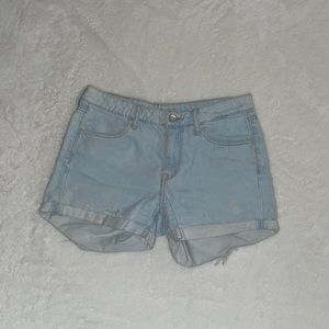 Regular Waist Denim Shorts